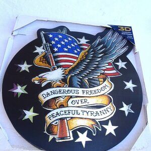 3D Lenticular Wall Plaque Dangerous Freedom Over Peaceful Tyranny
